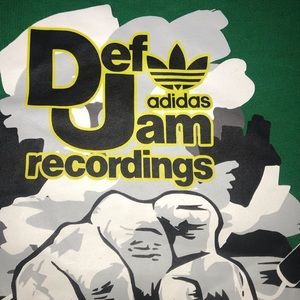 ADIDAS X DEF JAM RECORDINGS 25th Anniversary T Shirt XL